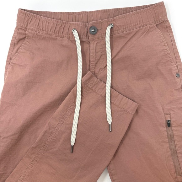 Vuori Pants - Vuori Womens Small Ripstop Pants Terracotta Clay Organic Cotton Stretch Hiking